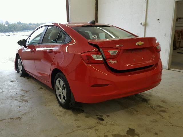 1G1BB5SM3G7283777 - 2016 CHEVROLET CRUZE LS RED photo 3