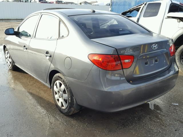 KMHDU46DX8U458006 - 2008 HYUNDAI ELANTRA GL GRAY photo 3