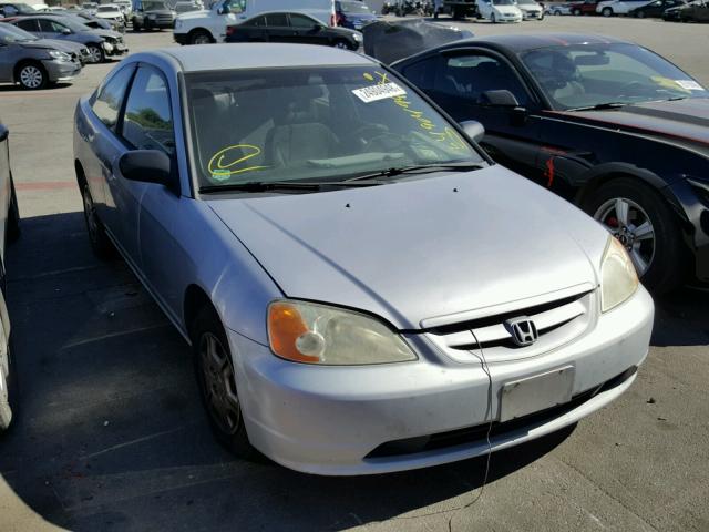 1HGEM21202L052429 - 2002 HONDA CIVIC DX SILVER photo 1