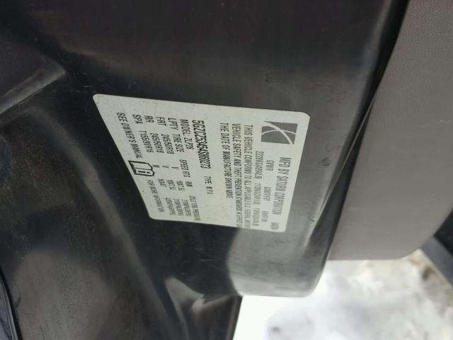 5GZCZ53454S860273 - 2004 SATURN VUE BLACK photo 10