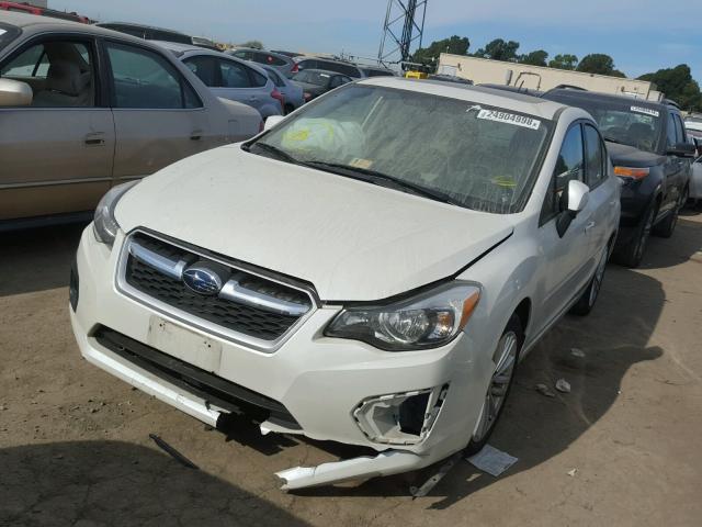 JF1GJAD68EH024741 - 2014 SUBARU IMPREZA PR WHITE photo 2