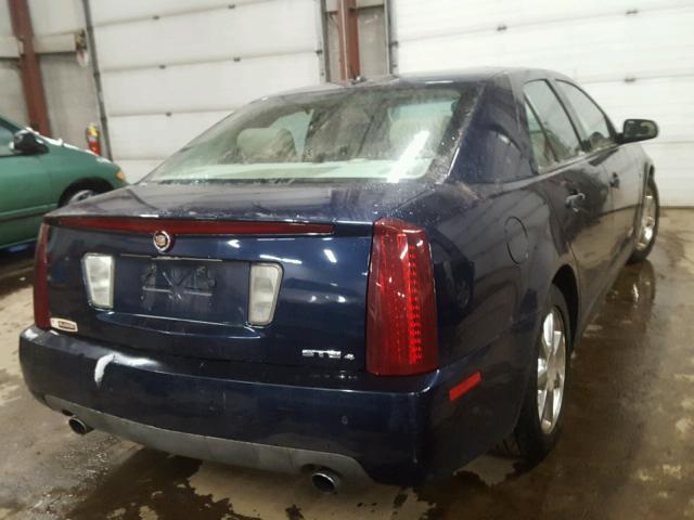 1G6DW677870195333 - 2007 CADILLAC STS BLUE photo 4