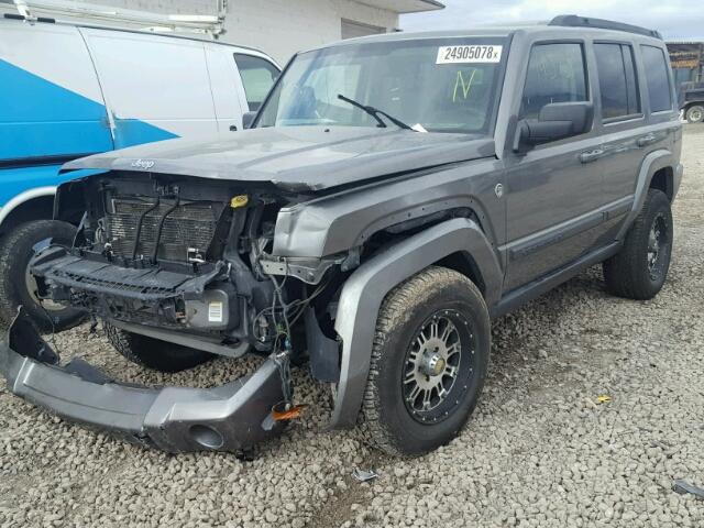 1J8HG48P67C679152 - 2007 JEEP COMMANDER გრაფიტი ფოტო 2