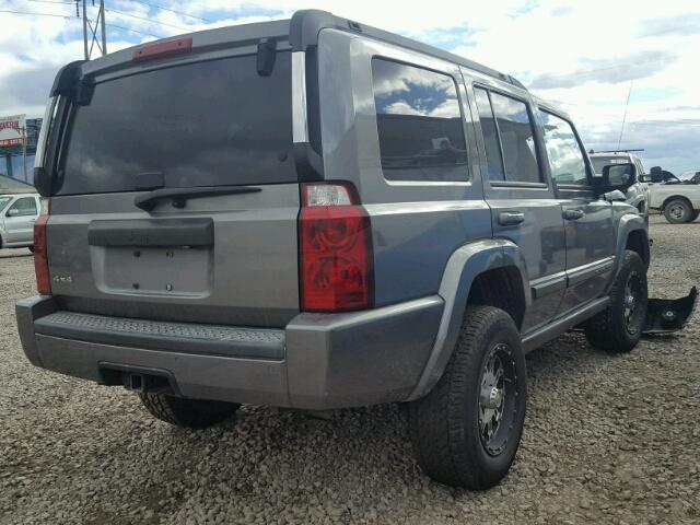 1J8HG48P67C679152 - 2007 JEEP COMMANDER გრაფიტი ფოტო 4