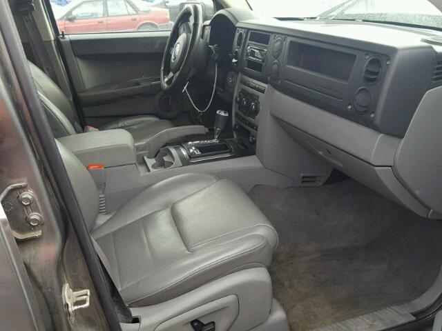 1J8HG48P67C679152 - 2007 JEEP COMMANDER გრაფიტი ფოტო 5