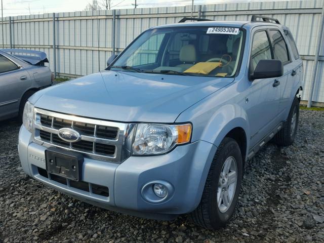 1FMCU49HX8KB98311 - 2008 FORD ESCAPE HEV TURQUOISE photo 2