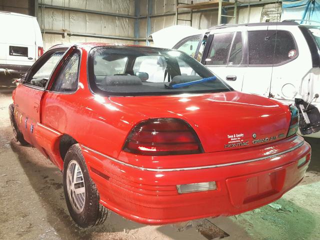 1G2NE15M9SM500179 - 1995 PONTIAC GRAND AM S Qırmızı foto 3