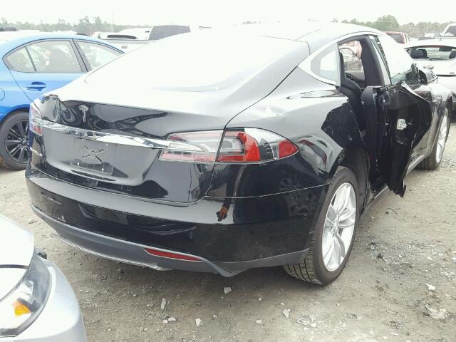 5YJSA1H28FFP78493 - 2015 TESLA MODEL S 85 BLACK photo 4