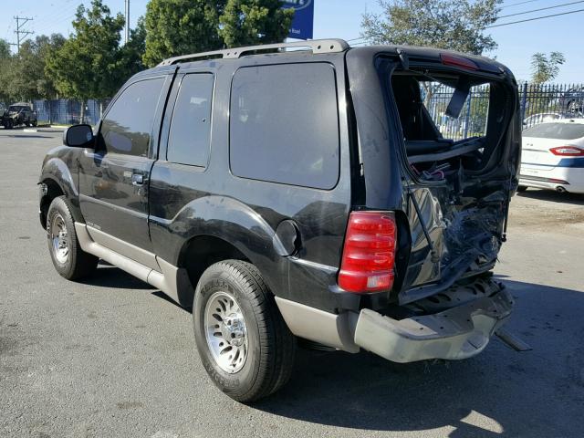 1FMYU60E91UC37632 - 2001 FORD EXPLORER S BLACK photo 3