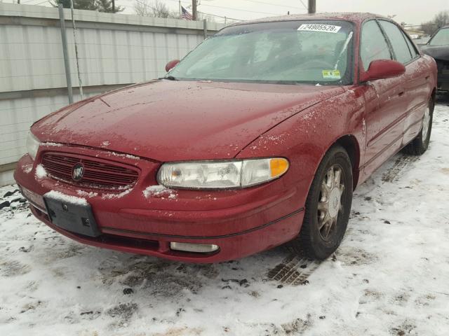 2G4WB52K341256459 - 2004 BUICK REGAL LS BURGUNDY photo 2