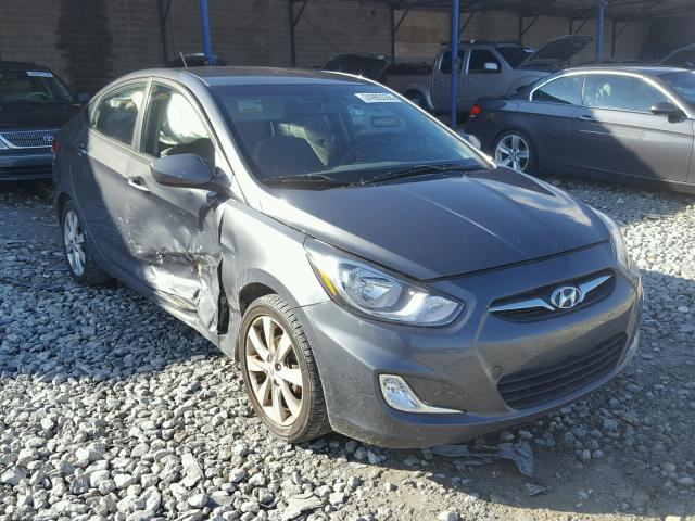 KMHCU4AE0CU248325 - 2012 HYUNDAI ACCENT GLS GRAY photo 1