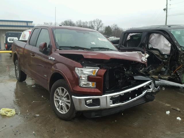 1FTEX1CPXGKD61797 - 2016 FORD F150 SUPER MAROON photo 1