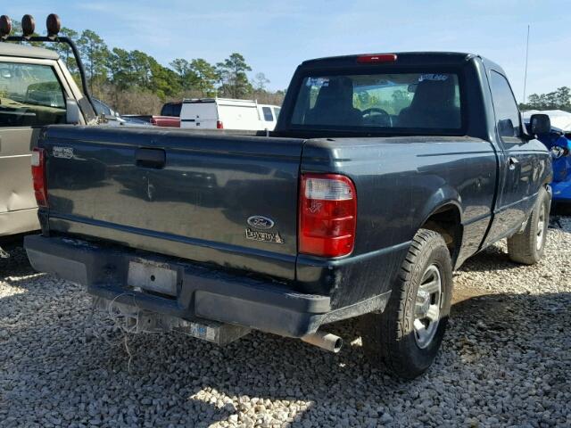 1FTYR10D74PA61361 - 2004 FORD RANGER GREEN photo 4