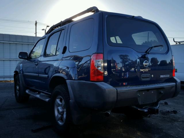 5N1ED28T54C669613 - 2004 NISSAN XTERRA XE BLUE photo 3