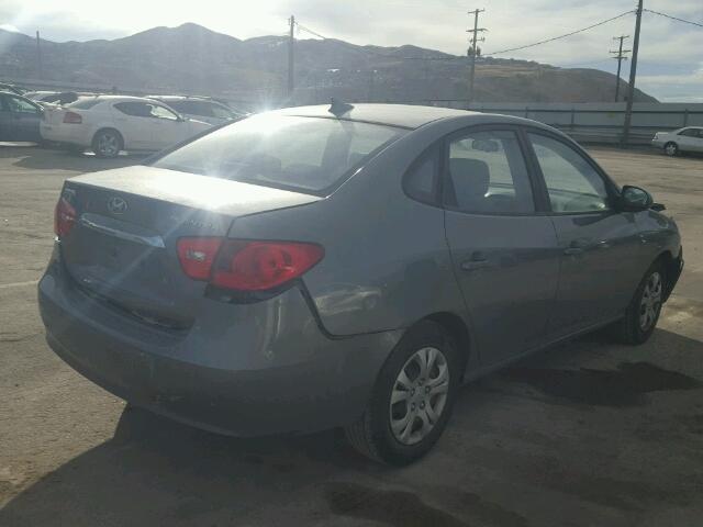 KMHDU4AD6AU912006 - 2010 HYUNDAI ELANTRA BL SILVER photo 4