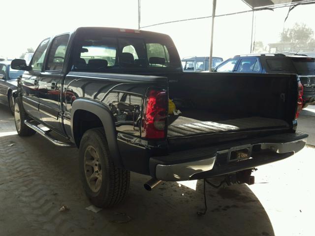 2GCEK13TX61207908 - 2006 CHEVROLET SILVERADO BLACK photo 3