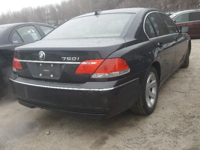 WBAHL83566DT04450 - 2006 BMW 750 I BLACK photo 4