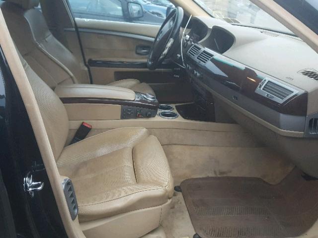 WBAHL83566DT04450 - 2006 BMW 750 I BLACK photo 5