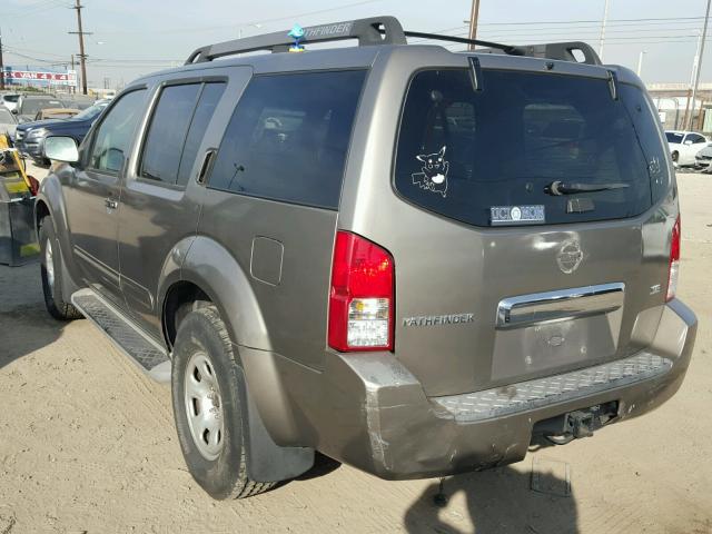 5N1AR18U86C635641 - 2006 NISSAN PATHFINDER GOLD photo 3