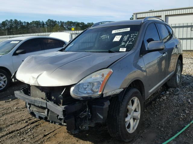 JN8AS5MTXBW568549 - 2011 NISSAN ROGUE S GRAY photo 2