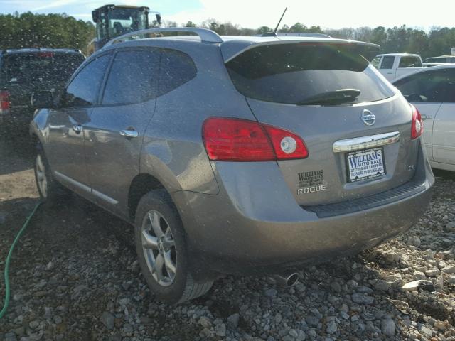 JN8AS5MTXBW568549 - 2011 NISSAN ROGUE S GRAY photo 3