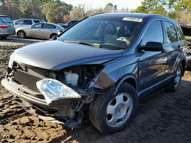 5J6RE3H3XAL002227 - 2010 HONDA CR-V LX GRAY photo 2