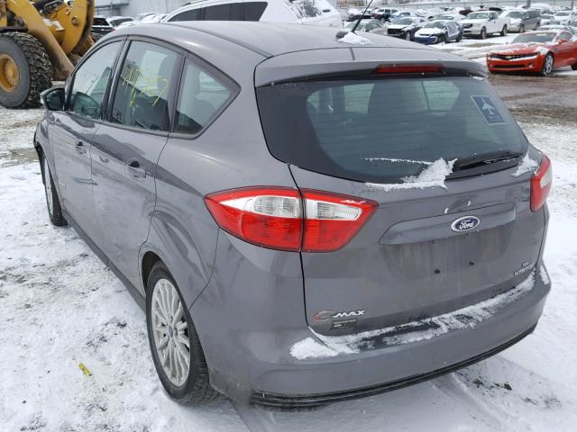 1FADP5AU9DL544504 - 2013 FORD C-MAX SE GRAY photo 3