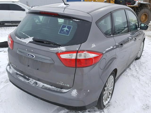 1FADP5AU9DL544504 - 2013 FORD C-MAX SE GRAY photo 4