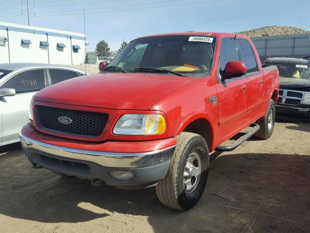 1FTRW08612KD28498 - 2002 FORD F150 SUPER RED photo 2