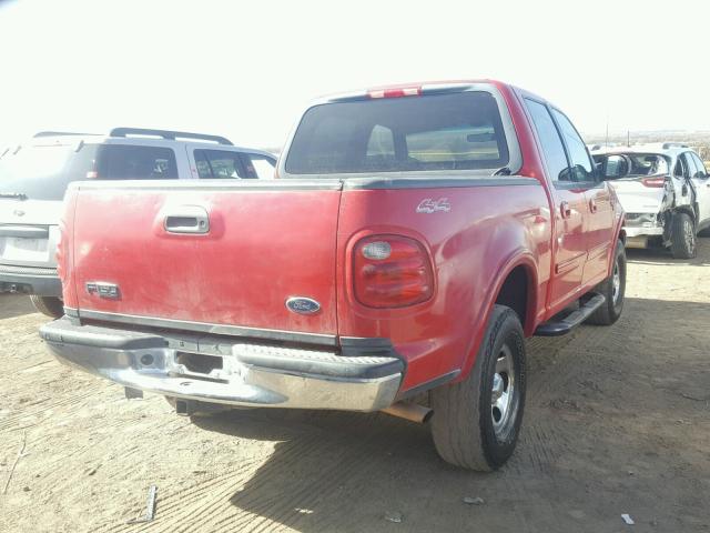 1FTRW08612KD28498 - 2002 FORD F150 SUPER RED photo 4