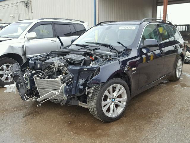 WBAPT7C54AC237769 - 2010 BMW 535 XI BLUE photo 2