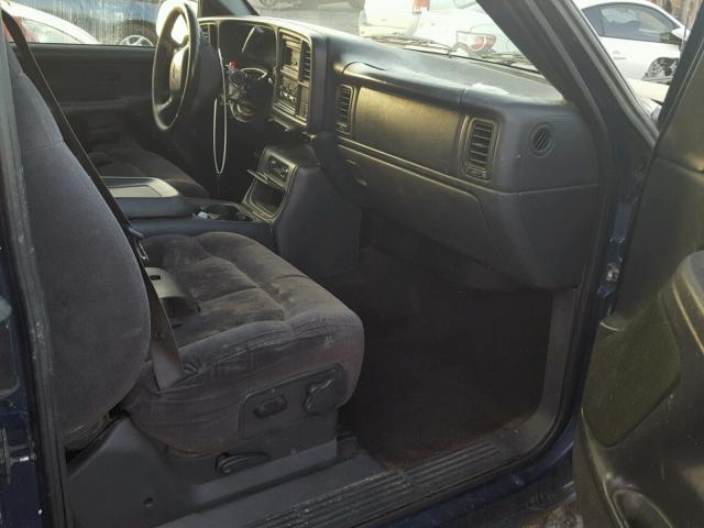 2GCEC19T821168346 - 2002 CHEVROLET SILVERADO BLUE photo 5