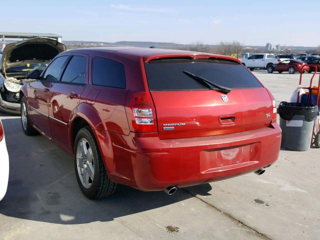 2D4GZ57246H364812 - 2006 DODGE MAGNUM R/T RED photo 3