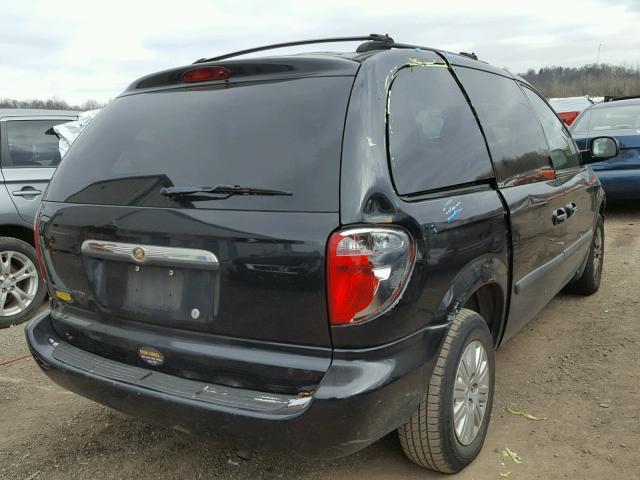 1A4GP45R66B590852 - 2006 CHRYSLER TOWN & COU BLACK photo 4