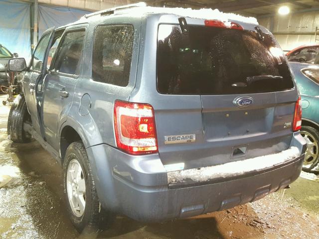 1FMCU9DG5CKB10415 - 2012 FORD ESCAPE XLT BLUE photo 3