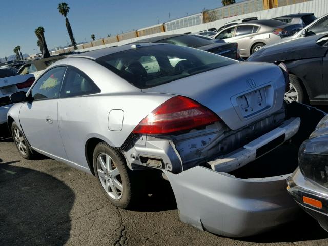 1HGCM82785A007260 - 2005 HONDA ACCORD EX SILVER photo 3