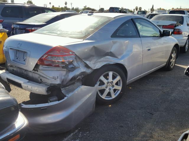 1HGCM82785A007260 - 2005 HONDA ACCORD EX SILVER photo 4