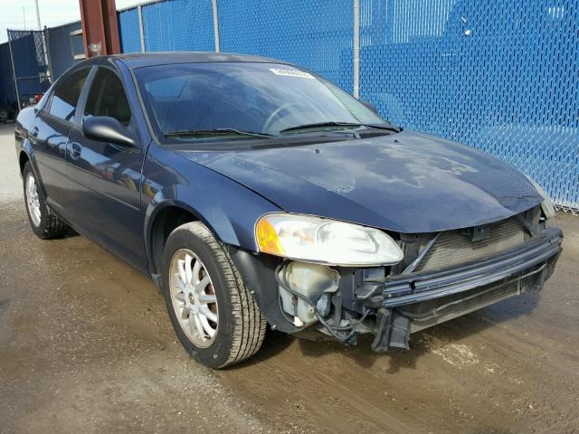 1C3EL46X33N502649 - 2003 CHRYSLER SEBRING LX BLUE photo 1