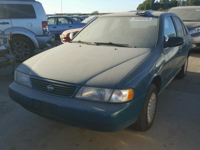 1N4AB41D3TC714172 - 1996 NISSAN SENTRA E GREEN photo 2