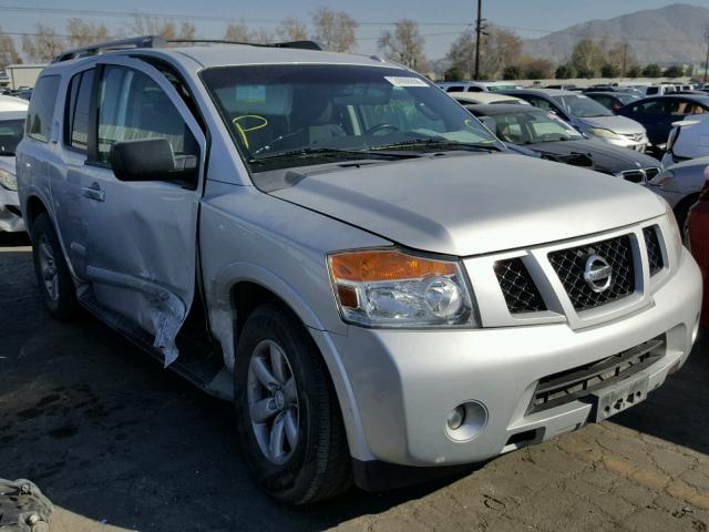 5N1AA0ND3DN600853 - 2013 NISSAN ARMADA SV SILVER photo 1