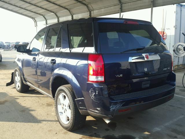 5GZCZ63447S860257 - 2007 SATURN VUE BLUE photo 3