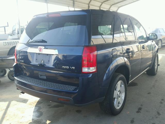 5GZCZ63447S860257 - 2007 SATURN VUE BLUE photo 4