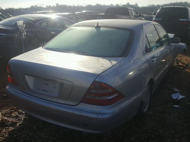 WDBNG75J3YA106202 - 2000 MERCEDES-BENZ S 500 SILVER photo 4