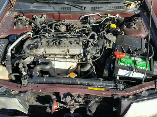 1N4BU31D5VC272555 - 1997 NISSAN ALTIMA XE MAROON photo 7