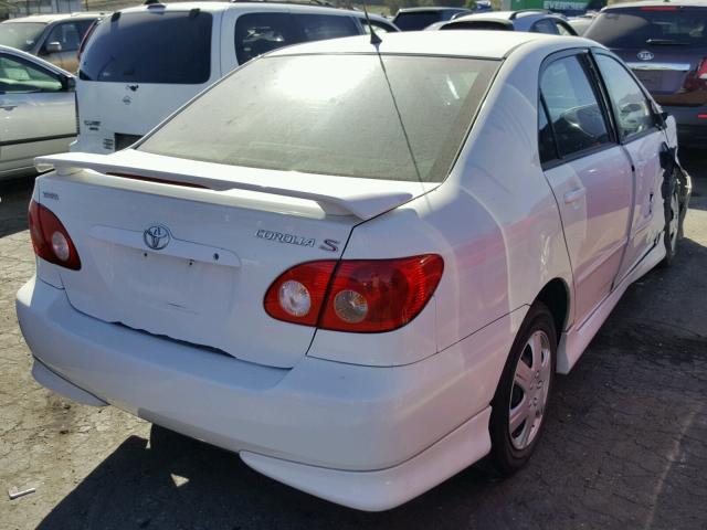 1NXBR32EX6Z745490 - 2006 TOYOTA COROLLA CE WHITE photo 4