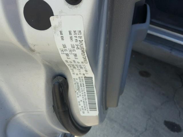 1J8HH48K66C203273 - 2006 JEEP COMMANDER ვერცხლისფერი ფოტო 10