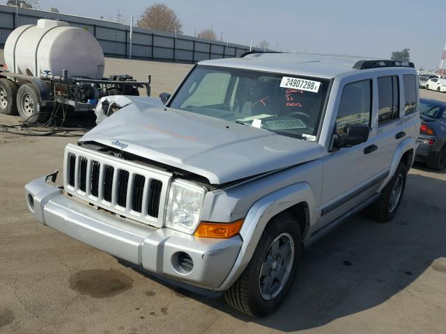 1J8HH48K66C203273 - 2006 JEEP COMMANDER ვერცხლისფერი ფოტო 2