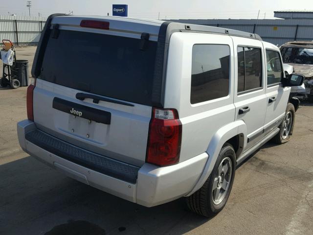 1J8HH48K66C203273 - 2006 JEEP COMMANDER ვერცხლისფერი ფოტო 4