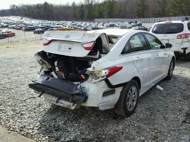 5NPEB4AC7BH249479 - 2011 HYUNDAI SONATA GLS WHITE photo 4