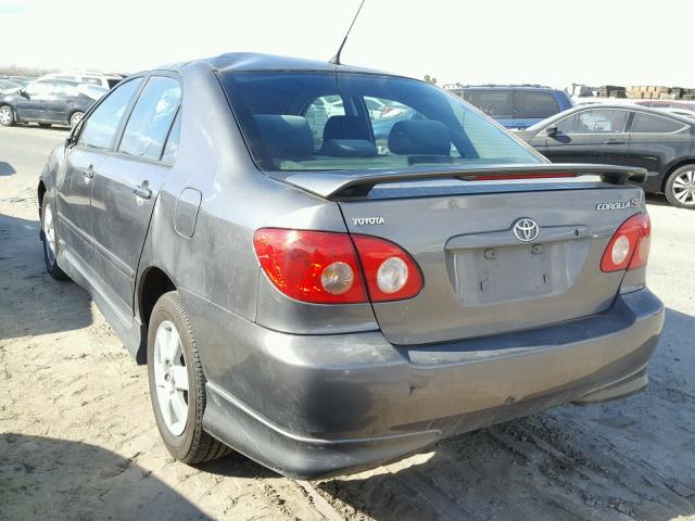 1NXBR30E78Z049269 - 2008 TOYOTA COROLLA CE CHARCOAL photo 3